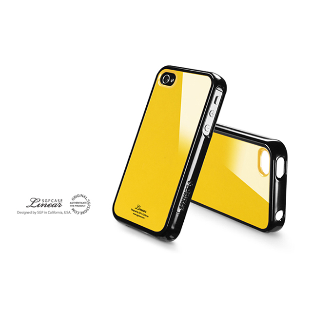 【iPhone4S/4 ケース】SGP Case Linear Color Series [Reventon Yellow]サブ画像