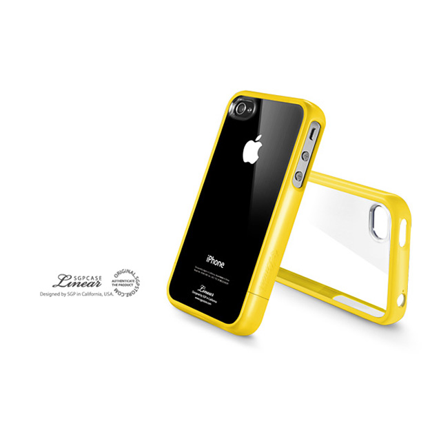 【iPhone4S/4 ケース】SGP Case Linear Crystal Series [Reventon Yellow]goods_nameサブ画像