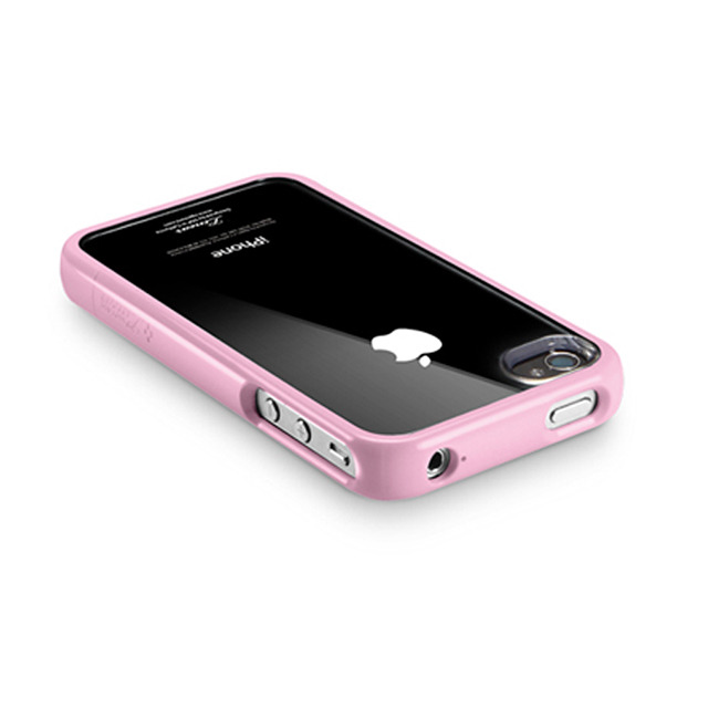 【iPhone4S/4 ケース】SGP Case Linear Crystal Series [Sherbet Pink]