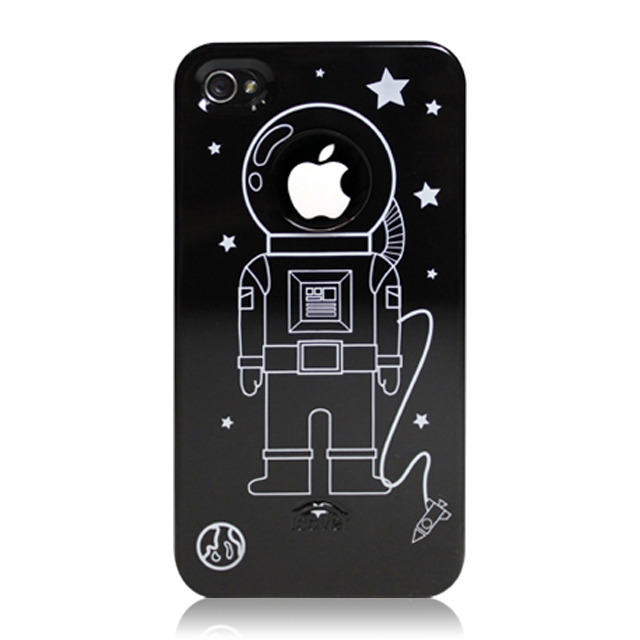 【iPhone4S/4 ケース】icover DESIGN  ブラック AS-IP4AT-BK