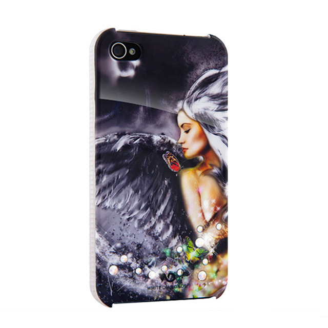 【iPhone4S/4 ケース】Angel Chrome