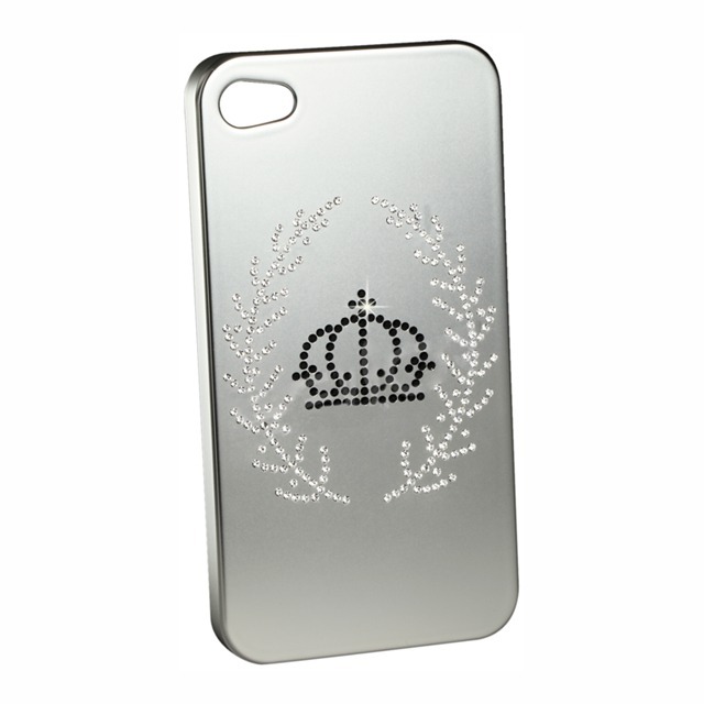 sellot case CROWN Silver iPhone4専用