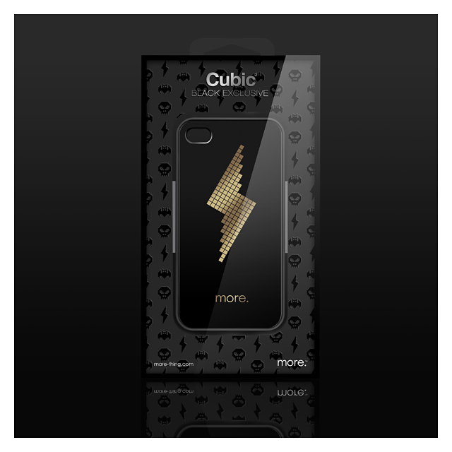 Cubic Black Exclusive for iPhone 4/4S Bolt/ボルトサブ画像