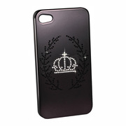 sellot case CROWN Black iPhone4専...