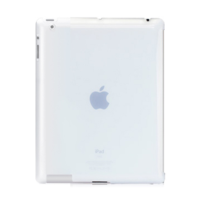 【iPad(第3世代/第4世代) iPad2 ケース】eggshell for iPad (第3世代)/iPad 2 fits Smart Cover クリアホワイト