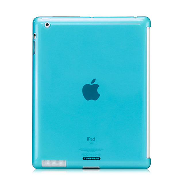 【iPad(第3世代/第4世代) iPad2 ケース】SOFTSHELL for iPad (第3世代)/iPad 2 fits Smart Cover ブルー