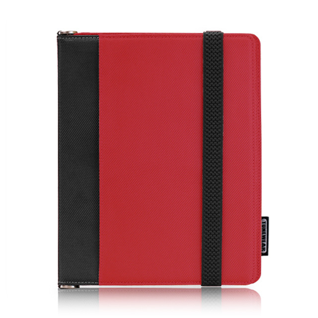 【iPad(第3世代/第4世代) iPad2 ケース】TUNEFOLIO URBAN for iPad (第3世代)/iPad 2 Red/Black