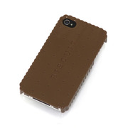 Sweets Case for iPhone4/4S “Biscuit Hard” (Brown)