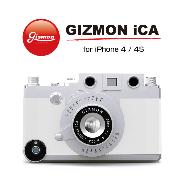 【iPhone4S/4 ケース】GIZMON iCA WHITEgoods_nameサブ画像