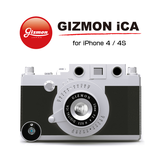 【iPhone4S/4 ケース】GIZMON iCA BLACKサブ画像