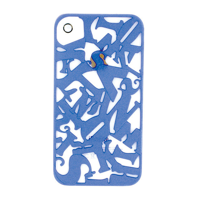 AtoZ Case for iPhone4/4S(Blue)