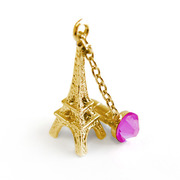 iCharm EarphoneJackAccessory ”Eiffel”(Purple)