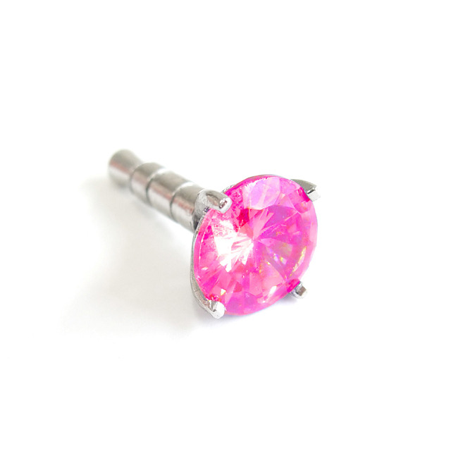 iCharm EarphoneJackAccessory ”Jewelry”(Pink)