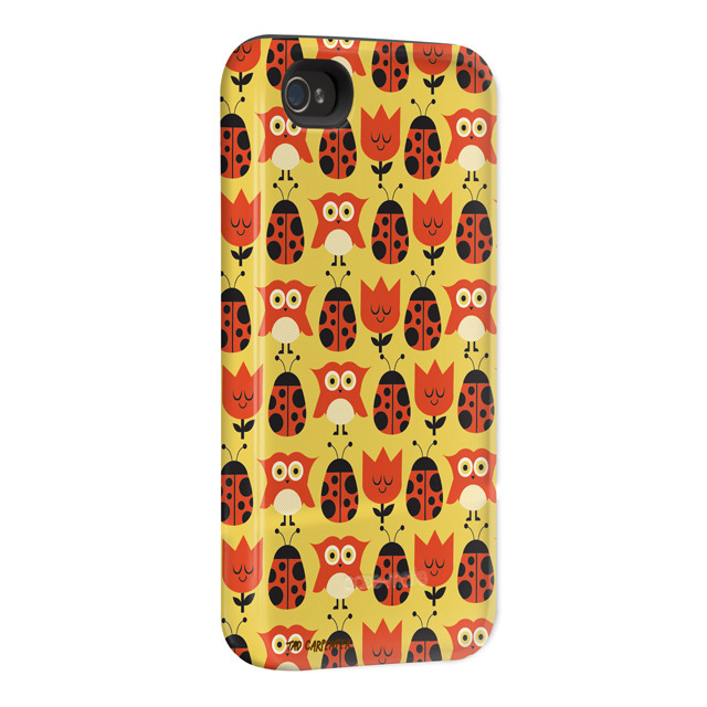 Case-Mate iPhone 4S / 4 Hybrid Tough Case, ”I Make My Case” Lady Bug Owl
