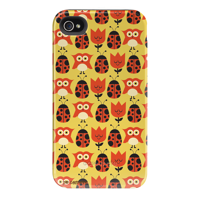 Case-Mate iPhone 4S / 4 Hybrid Tough Case, ”I Make My Case” Lady Bug Owlサブ画像