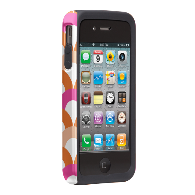Case-Mate iPhone 4S / 4 Hybrid Tough Case, ”I Make My Case” Fiesta Scoop Orange Crushgoods_nameサブ画像