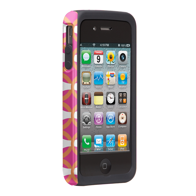 Case-Mate iPhone 4S / 4 Hybrid Tough Case, ”I Make My Case” Ovalicious Pinkサブ画像