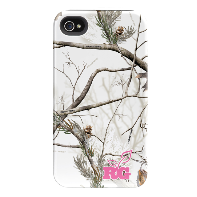 Case-Mate iPhone 4S / 4 Hybrid Tough Case, ”I Make My Case” Realtree Camo APS Snowgoods_nameサブ画像