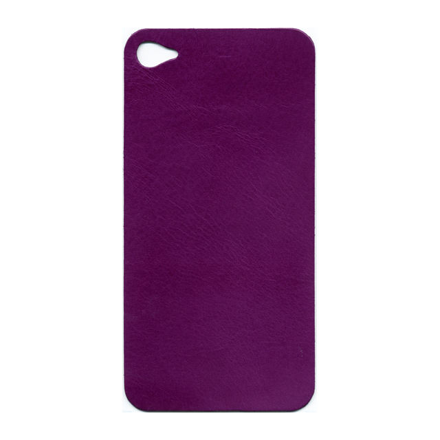 【iPhone4S/4 ケース】BADSMAKESGOODS レザーカバー (Purple)サブ画像