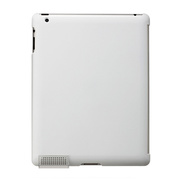 【iPad(第3世代/第4世代) ケース】iPad用スマートバックカバー(ラバーホワイト)