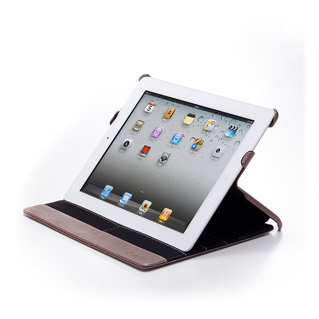 【iPad(第3世代/第4世代) ケース】iPad用スマートレザーシェル(ベージュホワイト)サブ画像