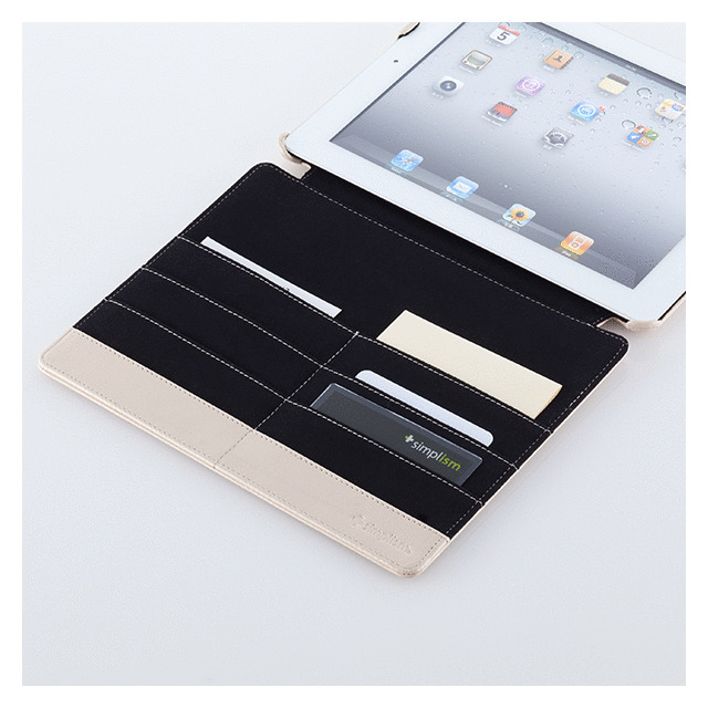 【iPad(第3世代/第4世代) ケース】iPad用スマートレザーシェル(ベージュホワイト)goods_nameサブ画像