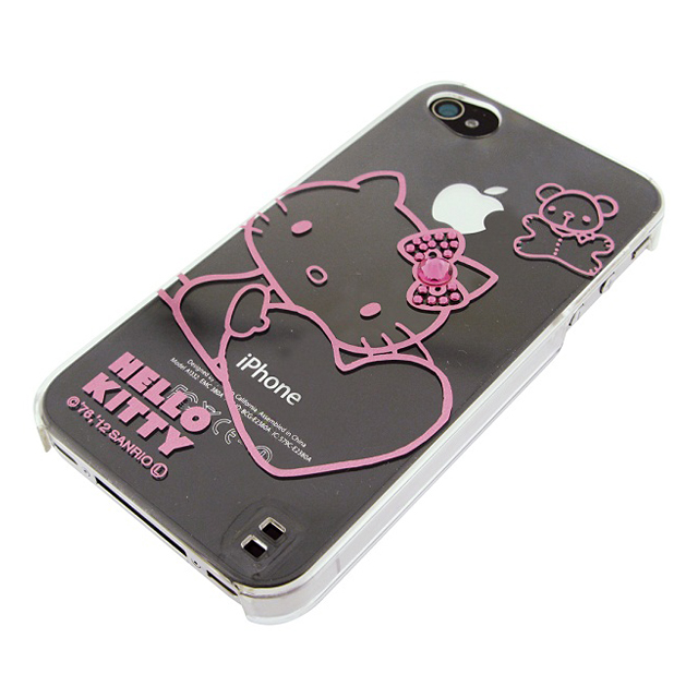 【iPhone4S/4 ケース】キティ・マイメロ メタリック iphone4/4Sカバー ピンクgoods_nameサブ画像