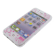 【iPhone4S/4 ケース】キティ・マイメロ メタリック iphone4/4Sフィルム ピンク