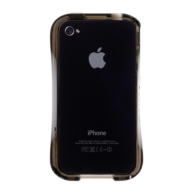 【iPhone4S/4 ケース】CLEAVE iPhone Crystal Bumper DARK SIDE BLACKサブ画像