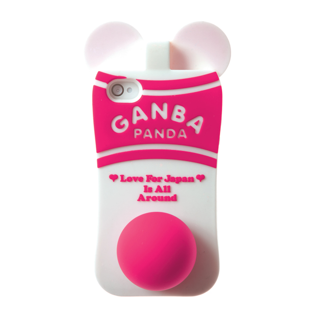 【限定】【iPhone4S/4 ケース】GANBA PANDA (Pink)サブ画像