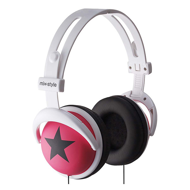 headphones Star-Pink