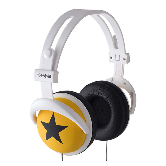headphones Star-Yellow