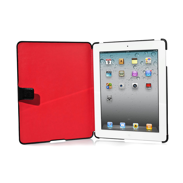 【iPad(第3世代/第4世代) iPad2 ケース】Capparel Case Forme Black / Redgoods_nameサブ画像
