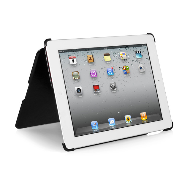 【iPad(第3世代/第4世代) iPad2 ケース】Capparel Case Forme Black / Redサブ画像
