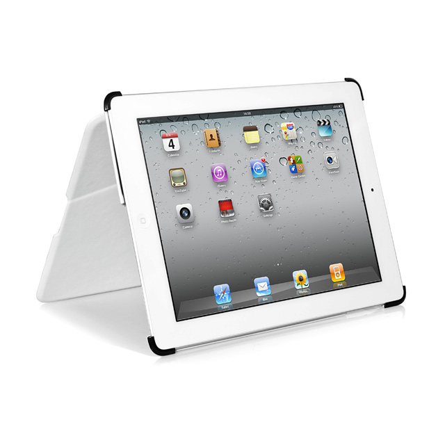 【iPad(第3世代/第4世代) iPad2 ケース】Capparel Case Forme White / Blackサブ画像