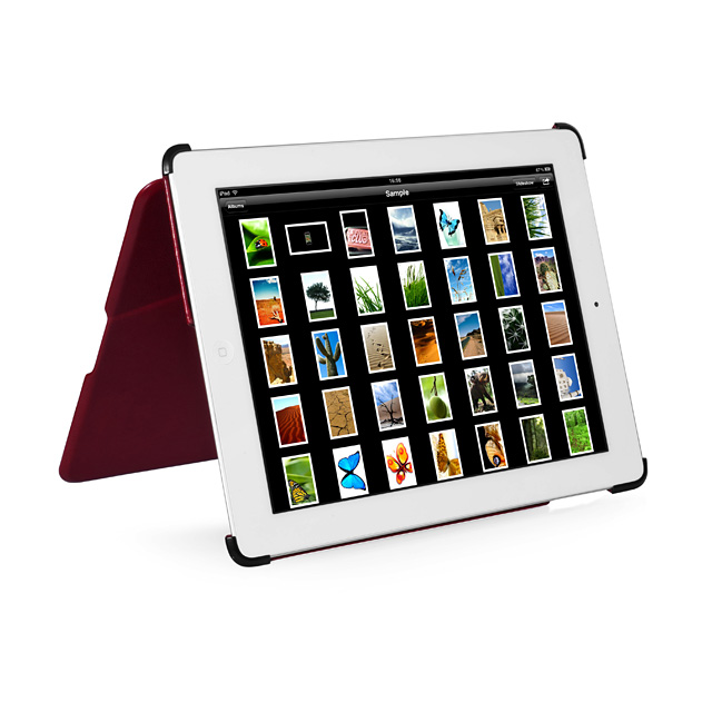 【iPad(第3世代/第4世代) iPad2 ケース】Capparel Case Forme Red / Blackgoods_nameサブ画像