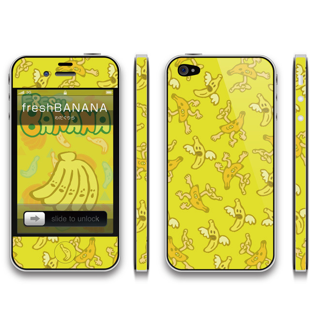 【iPhone4S/4 スキンシール】THINCLO THTYLE 『freshBANANA』