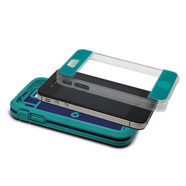 【iPhone4S/4 ケース】Case-Mate iPhone 4S / 4 Phantom Case, Emerald/Marineサブ画像
