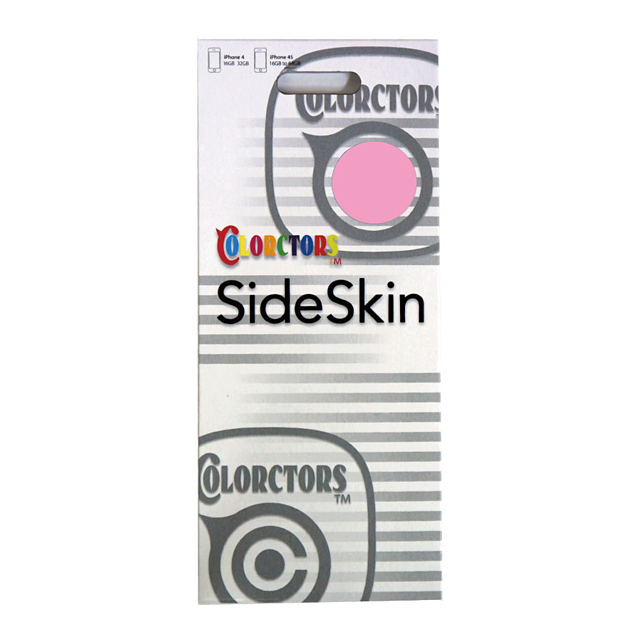 【iPhone4S/4】COLORCTORS Side Skin BABY PINKgoods_nameサブ画像