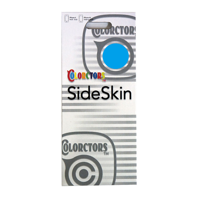 【iPhone4S/4】COLORCTORS Side Skin SKY BLUEサブ画像