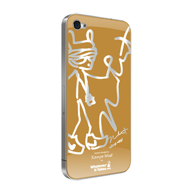 『Whatever It Takes』 iPhone 4S/4用ﾄﾞﾚｽｱｯﾌﾟｼｰﾙ 【Kanye West】