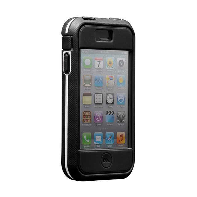 【iPhone4S/4 ケース】Case-Mate iPhone 4S / 4 Phantom Case, Black/Whiteサブ画像