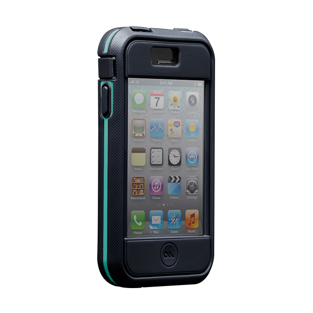 【iPhone4S/4 ケース】Case-Mate iPhone 4S / 4 Phantom Case, Navy/Aquaサブ画像