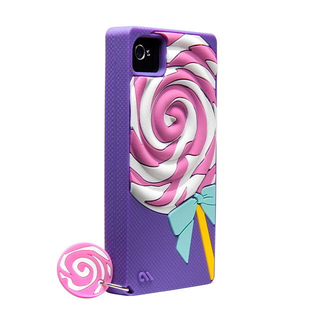iPhone 4S / 4 Creatures： Delight Cupcake, Lolly Pop - Violetサブ画像