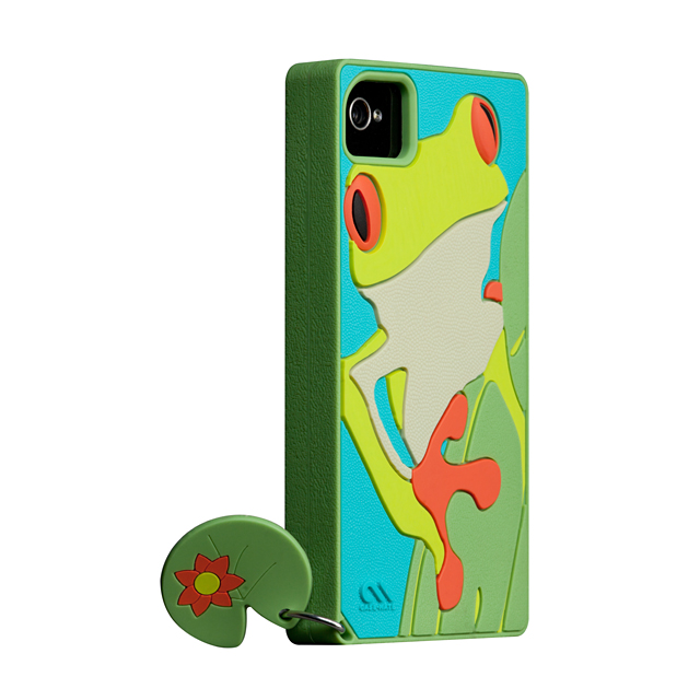 iPhone 4S / 4 Creatures： Delight Cupcake, Green Tree Frog - Aquaサブ画像