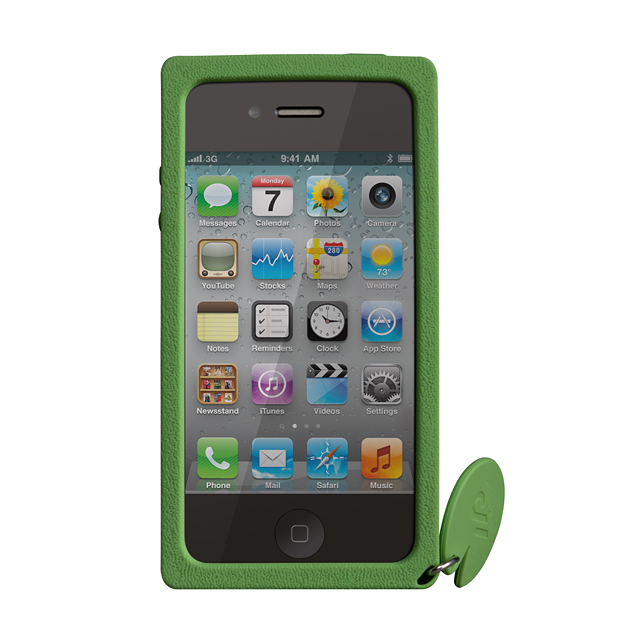 iPhone 4S / 4 Creatures： Delight Cupcake, Green Tree Frog - Aquaサブ画像
