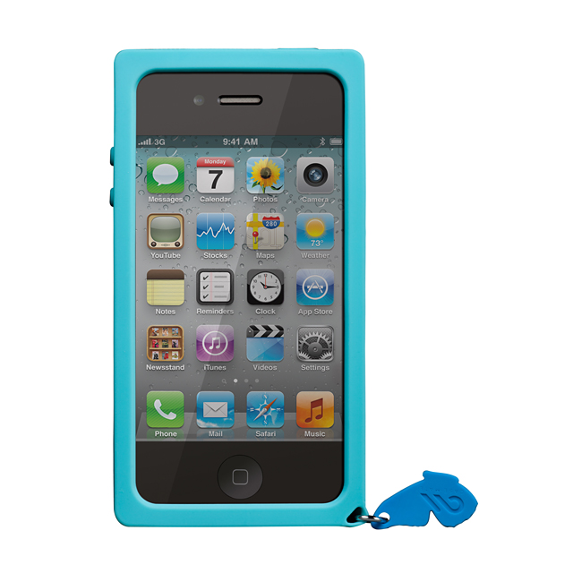 iPhone 4S / 4 Creatures： Delight Cupcake, Butterflies - Turquoiseサブ画像