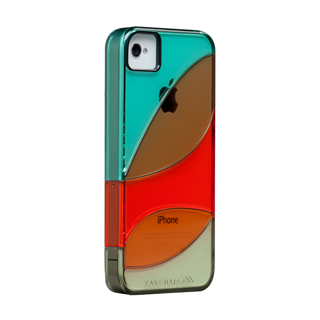 【iPhone4S/4 ケース】Colorways Case, Teal/Tangerine Tango/Sage? サブ画像