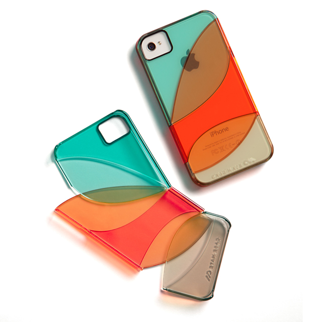 【iPhone4S/4 ケース】Colorways Case, Teal/Tangerine Tango/Sage? サブ画像