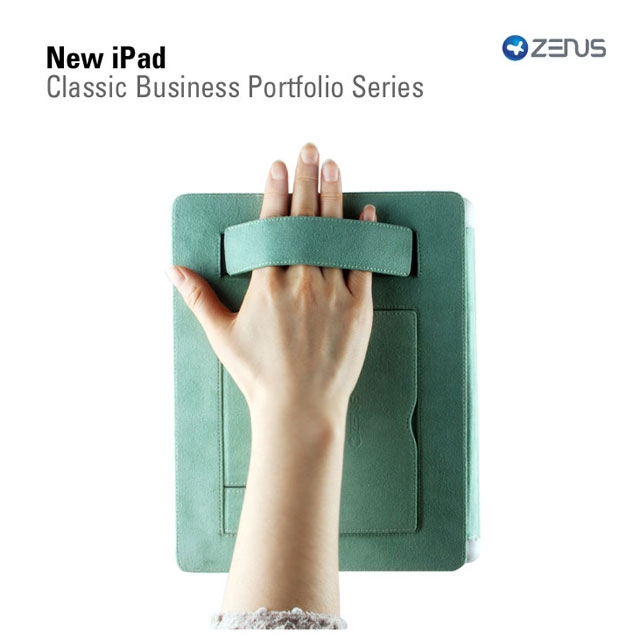 【iPad(第3世代) ケース】Prestige Classic Business Portfolio ホワイトサブ画像
